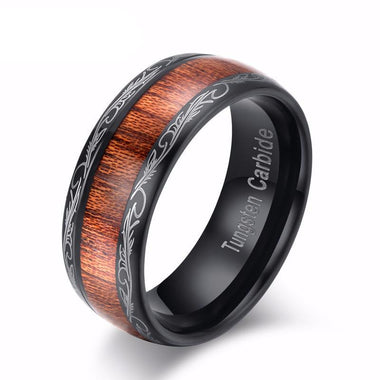 Black Tungsten Carbide Ring