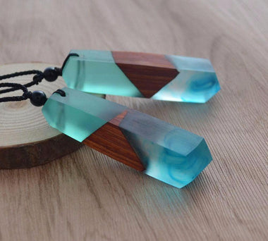 Fashion Wood Resin Necklace